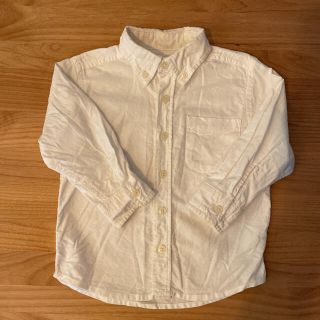 オシュコシュ(OshKosh)のOSHKOSH B'gosh   白　シャツ　90(Tシャツ/カットソー)