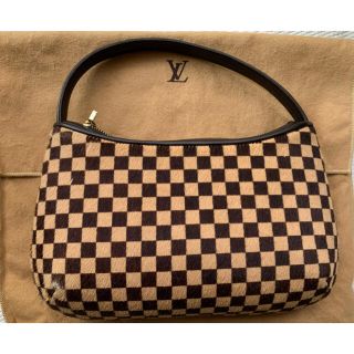 ルイヴィトン(LOUIS VUITTON)のルイヴィトン ハラコ　ダミエ　ミニハンドバッグ ソバージュ タイガー(ハンドバッグ)