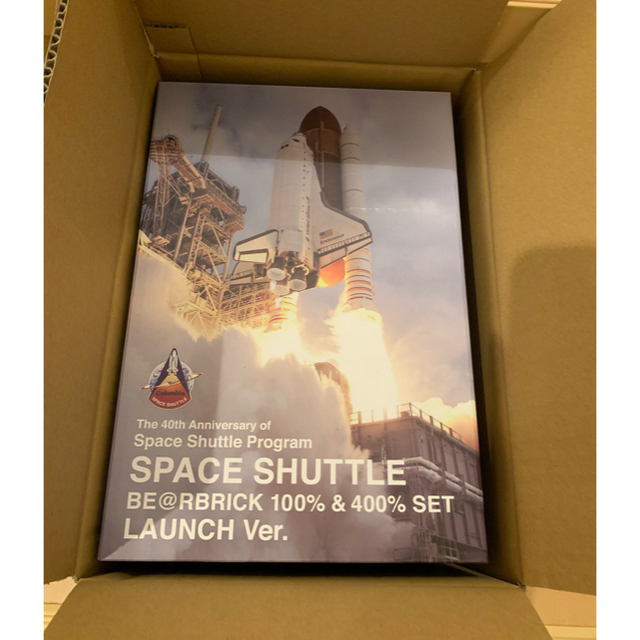 SPACE SHUTTLE BE@RBRICK LAUNCH 100%&400%ベアブリック
