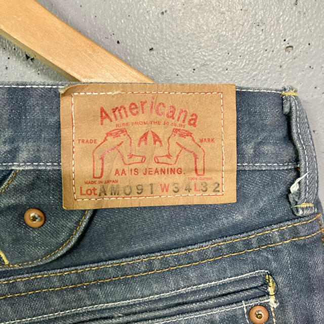 AMERICANA(アメリカーナ)のAmericana セルビッチデニムパンツ！日本製！赤耳！ メンズのパンツ(デニム/ジーンズ)の商品写真