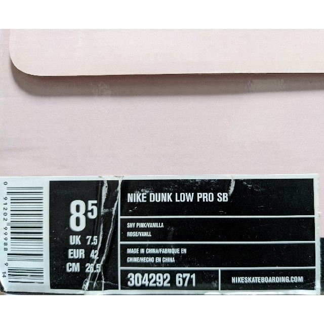 NIKE(ナイキ)のNIKE DUNK LOW PRO SB  Stussy メンズの靴/シューズ(スニーカー)の商品写真