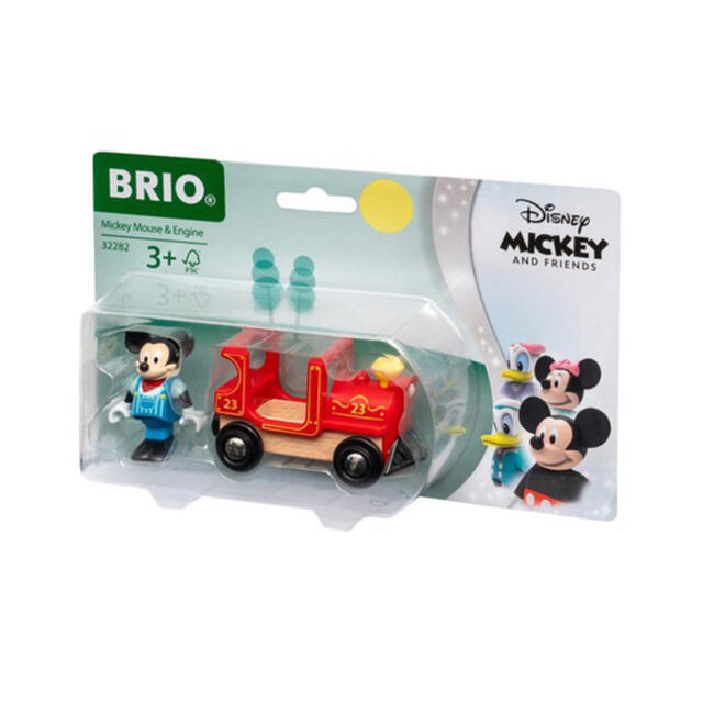 BorneLund(ボーネルンド)のBRIO 新作　国内未入荷　ミッキー＆ミニー　新品 キッズ/ベビー/マタニティのおもちゃ(電車のおもちゃ/車)の商品写真