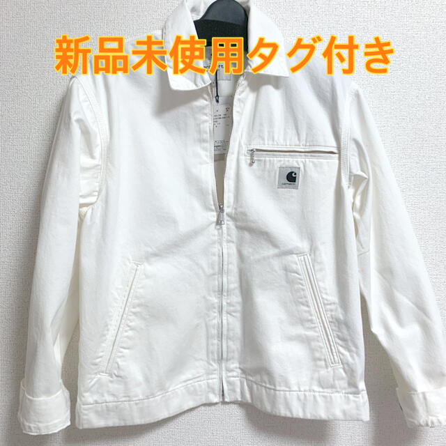 carhartt(カーハート)のCarhartt WIP ジャケット　白 レディースのジャケット/アウター(Gジャン/デニムジャケット)の商品写真