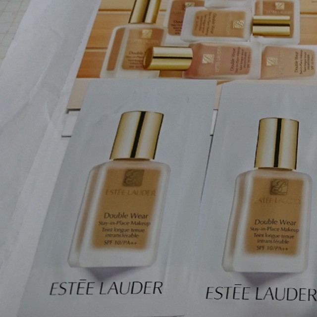 Estee Lauder(エスティローダー)の値下【新品】エスティローダーダブルウェア☆デザートベージュ・ボーン・サンドパフ6 コスメ/美容のキット/セット(サンプル/トライアルキット)の商品写真