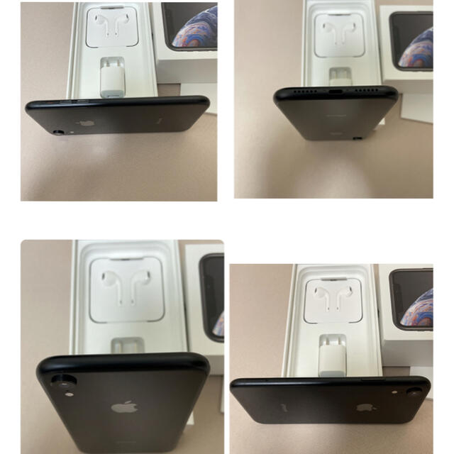 Apple(アップル)のiPhone XR 128GB ブラック SIMフリー 美品 付属品は新品未使用 スマホ/家電/カメラのスマートフォン/携帯電話(スマートフォン本体)の商品写真