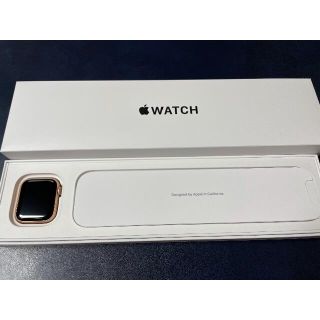 アップル(Apple)の保証有バンド未使用 Apple Watch SE 40mm GPS ゴールド(その他)