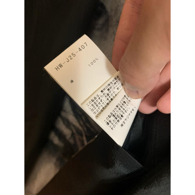 Yohji Yamamoto(ヨウジヤマモト)のsize1 ヨウジヤマモト 内田すずめ 拒食と自爆 シルクコート メンズのジャケット/アウター(ステンカラーコート)の商品写真