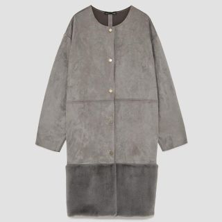 ザラ(ZARA)の【完売】ZARA / スエードテイストコート(ロングコート)