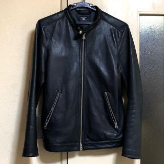 フリークスストア(FREAK'S STORE)のFREAK’S STORE　レザージャケット　やぎ革　黒(レザージャケット)