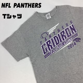 ギルタン(GILDAN)の古着 NFL パンサーズ アメフト ギルダン tシャツ 半袖 カットソー(Tシャツ/カットソー(半袖/袖なし))