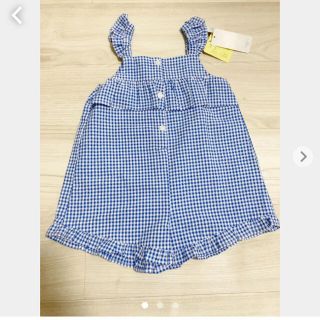 ニシマツヤ(西松屋)のキッズ こども サロペット 新品 95 女の子(パンツ/スパッツ)