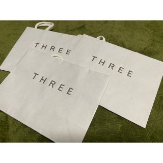 スリー(THREE)のthree ショッパー　ショップ袋　デパコス(ショップ袋)