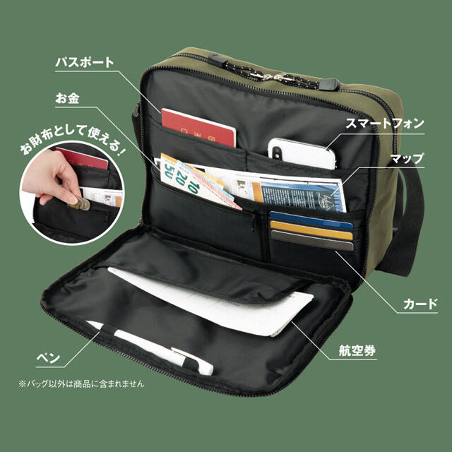 Coleman(コールマン)のColeman BRAND BOOK #03 MOSS GREEN ver. レディースのバッグ(ショルダーバッグ)の商品写真