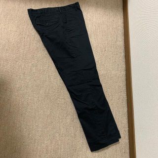 ユニクロ(UNIQLO)のブラック　メンズ　パンツ　ユニクロ(スラックス)