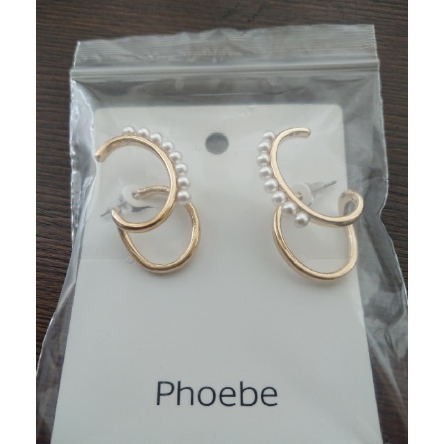 Plage(プラージュ)の完売品 新品 Phoebe ダブルアーチパールピアス レディースのアクセサリー(ピアス)の商品写真