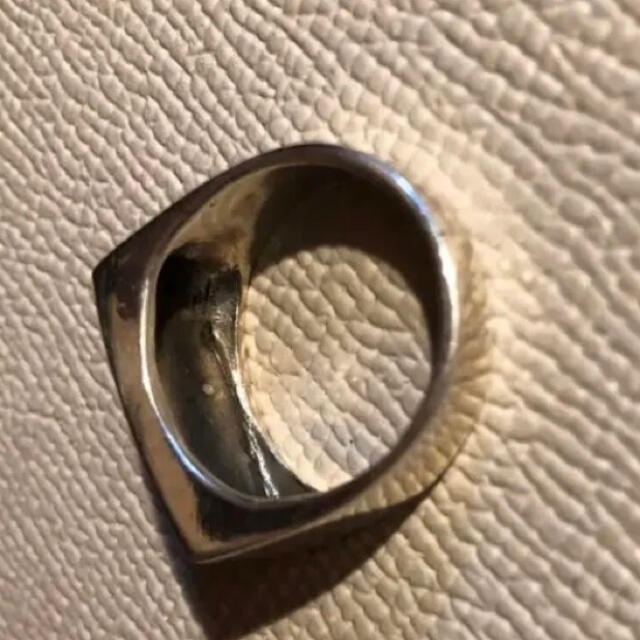 印台タイプ　シルバー925 リング ギフト　銀印台指輪 メンズのアクセサリー(リング(指輪))の商品写真
