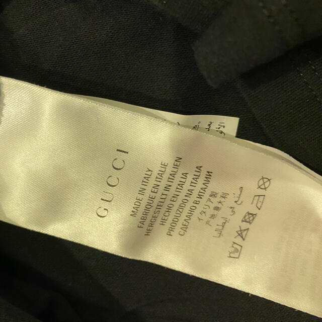 Gucci(グッチ)のメタリック GUCCI ロゴ T シャツ オーバーサイズ 黒 メンズのトップス(Tシャツ/カットソー(半袖/袖なし))の商品写真