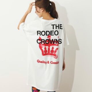 ロデオクラウンズワイドボウル(RODEO CROWNS WIDE BOWL)のロデオクラウンズ  Tシャツワンピース　新品　タグ付(ミニワンピース)