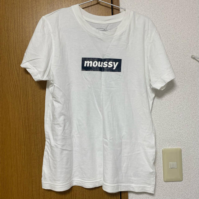 moussy - moussy tシャツ ボックスロゴの通販 by カ's shop｜マウジーならラクマ