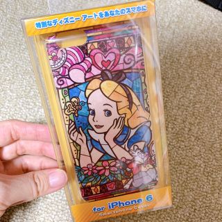 ディズニー(Disney)の【新品】アリス　スマホケース　iPhone6 ディズニーランド(iPhoneケース)