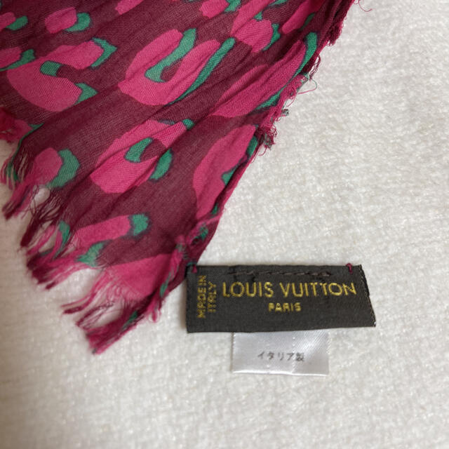 していまし LOUIS VUITTON ルイヴィトン レオパード ストールの通販 by ...