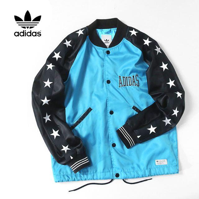 adidas(アディダス)のadidas originals アディダス　スナップジャケット/スタジャン メンズのジャケット/アウター(スタジャン)の商品写真