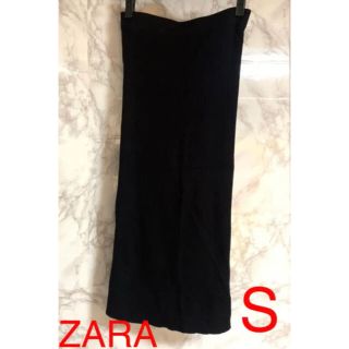 ザラ(ZARA)のZARA サイズS リブニットタイトスカート(ロングスカート)