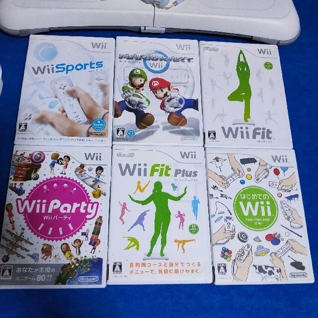 ダイエット応援！本体一式 バランスボード WiiFit マリオカートセット