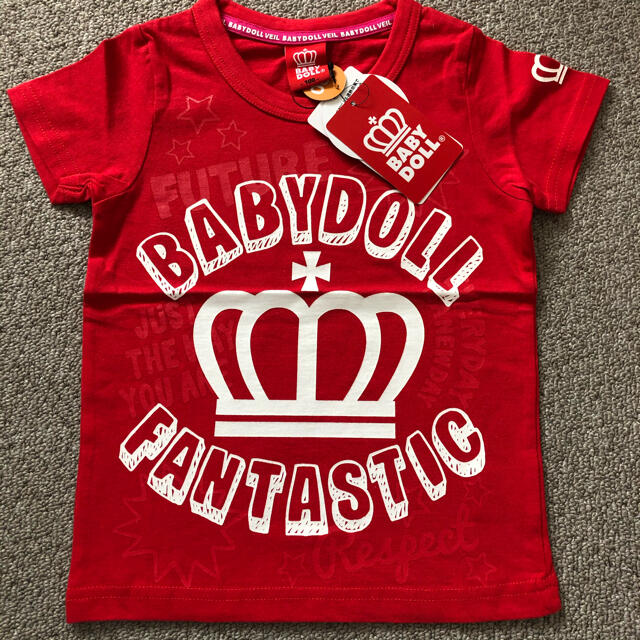 BABYDOLL(ベビードール)のベビードール 半袖Tシャツ キッズ/ベビー/マタニティのキッズ服女の子用(90cm~)(Tシャツ/カットソー)の商品写真