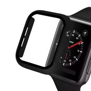 42 ブラック　Apple Watch アップルウォッチ 保護 カバー ケース(モバイルケース/カバー)