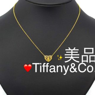 ティファニー(Tiffany & Co.)の極美品 希少 ティファニー エンチャントハートミニ ローズ ゴールド ネックレス(ネックレス)