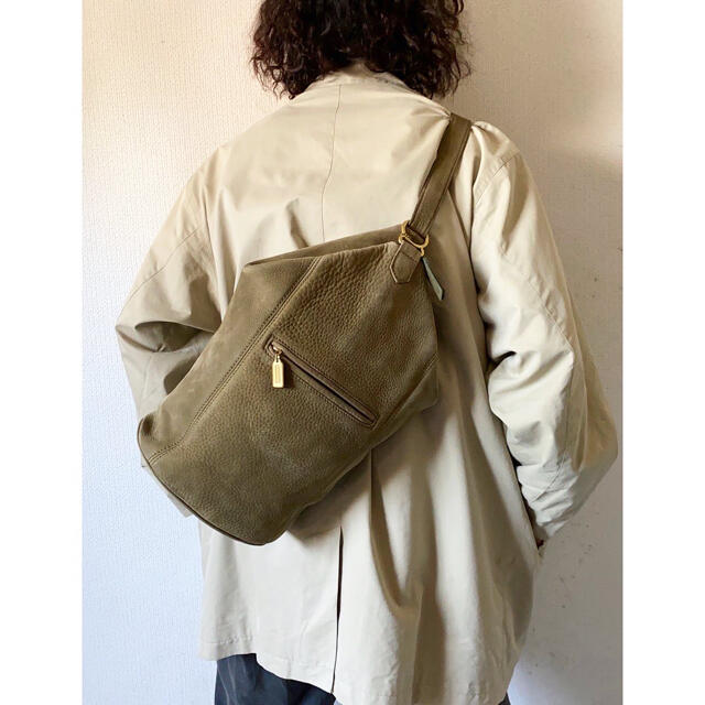 希少モデル vintage usa製 old coach バケツショルダーバッグ