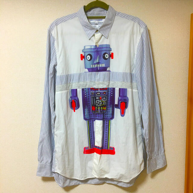 COMME des GARCONS SHIRT ロボットプリント シャツ