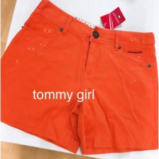 トミーガール(tommy girl)のtommy girl♡ スモーキーオレンジ ショートパンツ 新品(ショートパンツ)