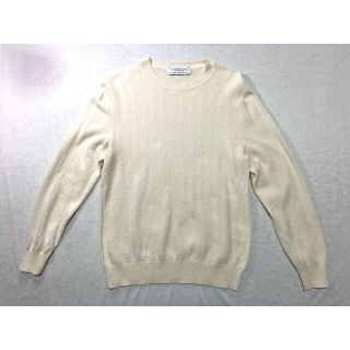 ユナイテッドアローズグリーンレーベルリラクシング(UNITED ARROWS green label relaxing)のグリーンレーベルリラクシング　薄手のニット　白　Sサイズ(ニット/セーター)