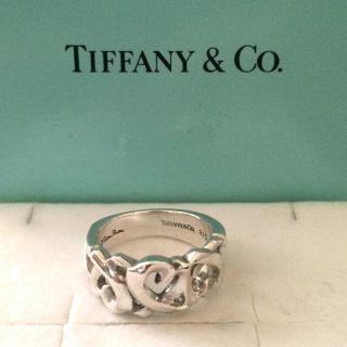 ティファニー(Tiffany & Co.)のティファニートリプルラビングハートリング10号(リング(指輪))