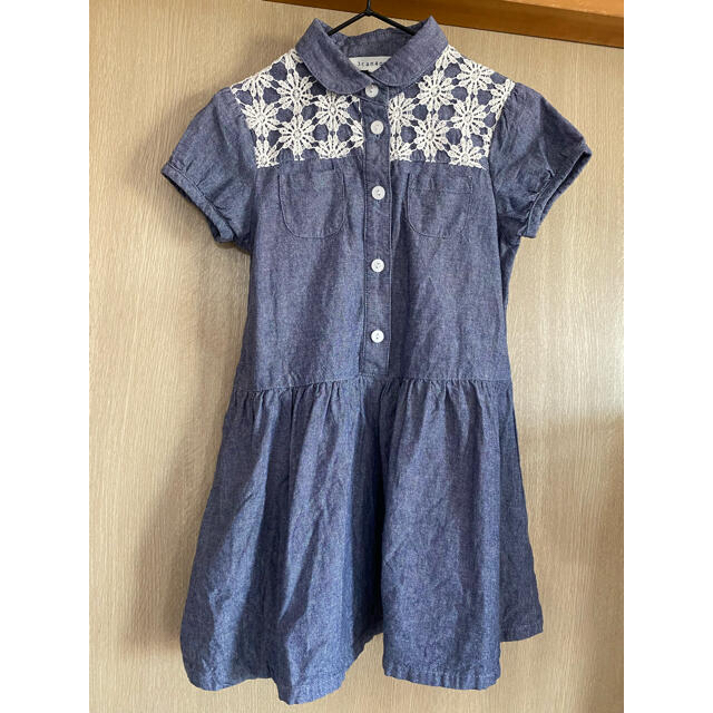 3can4on(サンカンシオン)のサンカンシオン　半袖ワンピース　110 キッズ/ベビー/マタニティのキッズ服女の子用(90cm~)(ワンピース)の商品写真