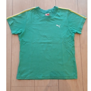 プーマ(PUMA)のPUMA　エメラルドグリーン　Ｔシャツ　半袖　130(Tシャツ/カットソー)