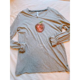 グラム(glamb)のglamb 長袖 Mサイズ グレー(Tシャツ/カットソー(七分/長袖))