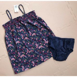 ベビーギャップ(babyGAP)の【新品未使用】baby GAP ギャップ　花柄キャミソールワンピ＆パンツセット　(ワンピース)