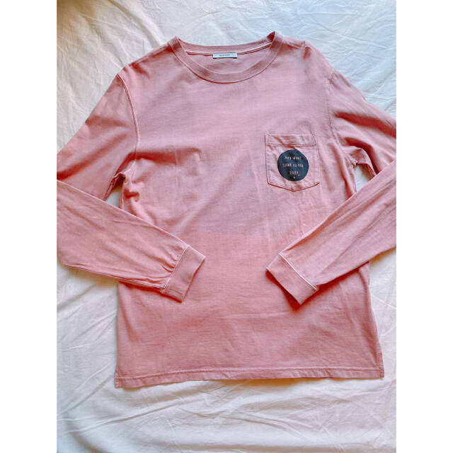 BAYFLOW(ベイフロー)のBayflow 長袖Tシャツ ピンク Mサイズ メンズのトップス(Tシャツ/カットソー(七分/長袖))の商品写真