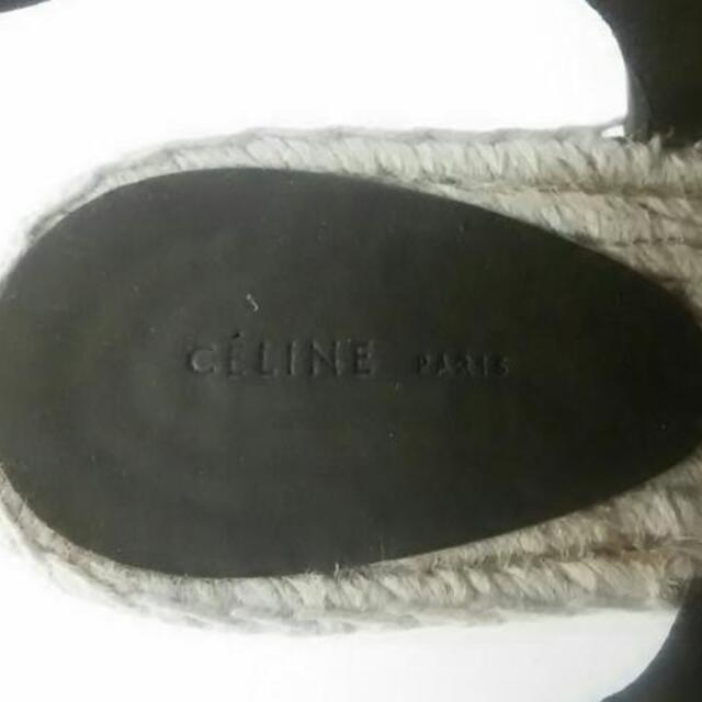 celine(セリーヌ)のCELINE(セリーヌ) レディース - レザー×麻 レディースの靴/シューズ(サンダル)の商品写真