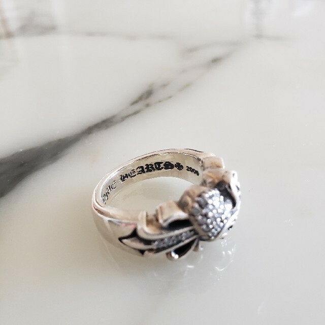 Chrome Hearts(クロムハーツ)のCRAZY BOY様専用 chrome hearts リング ジルコン17号 メンズのアクセサリー(リング(指輪))の商品写真