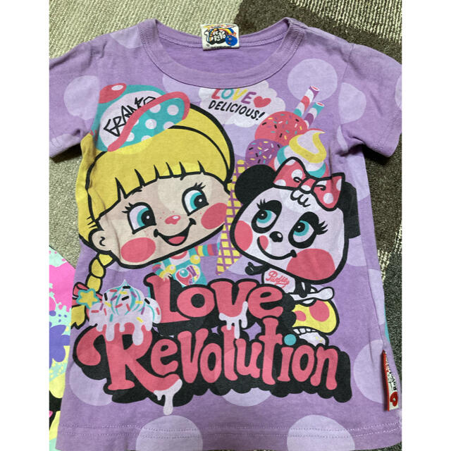 LOVE REVOLUTION(ラブレボリューション)のラブレボまとめ売り110 キッズ/ベビー/マタニティのキッズ服女の子用(90cm~)(Tシャツ/カットソー)の商品写真