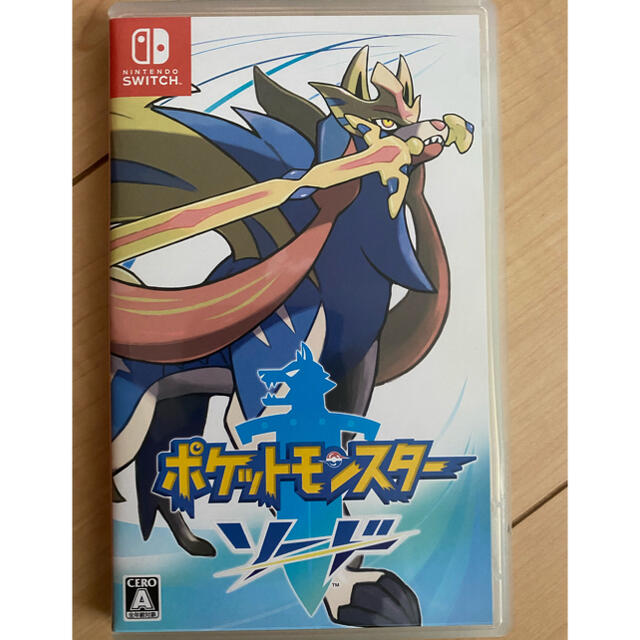 ポケモン(ポケモン)のポケットモンスター　ソード　ソフト　Switch エンタメ/ホビーのゲームソフト/ゲーム機本体(家庭用ゲームソフト)の商品写真