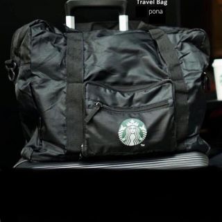 スターバックスコーヒー(Starbucks Coffee)のStarbucks Travel FoldableBag スタバ トラベルバッグ(トラベルバッグ/スーツケース)