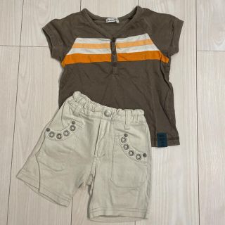 ベベ(BeBe)のBeBe 半袖Tシャツ　ズボン　パンツ　セット！(パンツ)