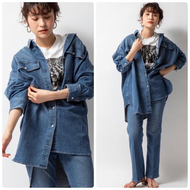 Plage - ヘルシーデニム healthy denim【ビッグオーバー デニムシャツ