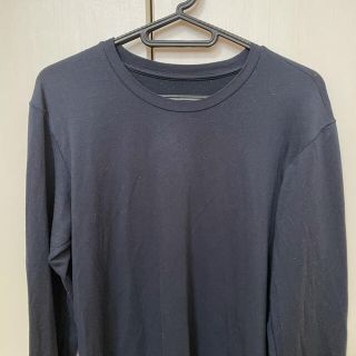 UNIQLO ヒートテック 極暖 ネイビー M(Tシャツ/カットソー(七分/長袖))