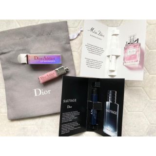 ディオール(Dior)のDIOR ディオール 香水 グロス サンプル ３点セット(香水(女性用))